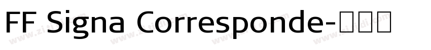 FF Signa Corresponde字体转换